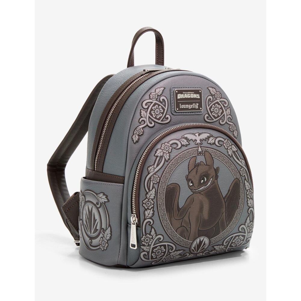 Loungefly Dreamworks How to Train Your Dragon Toothless Portrait Backpack NWT - Picture 2 of 5
